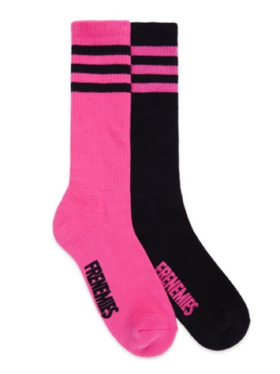 Teddy Fresh Other - Teddy Fresh Frenemies Sock- Pink and Black Limited Release